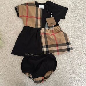 Toddler girl, Burberry dress
